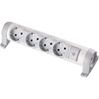Los mejores  - Legrand 694629 Regleta Enchufes con 3 Cable- Blanco- 4 Tomas